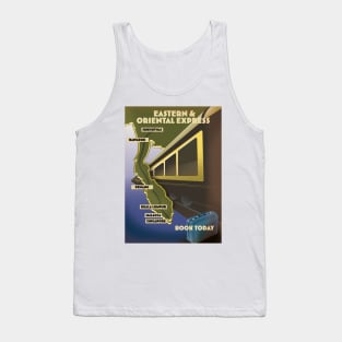 Oriental Train travel poster Tank Top